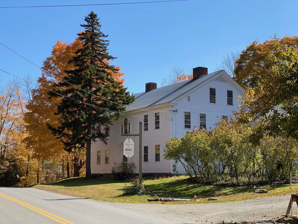 The inn from South Road in October